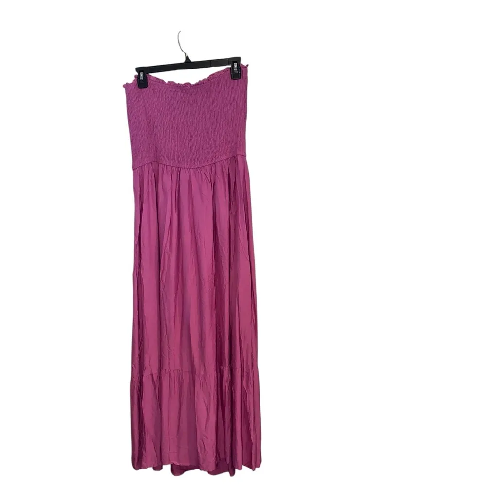 Zesica New strapless smocked lilac Purple Maxi Sun Dress Size XL - Image 10