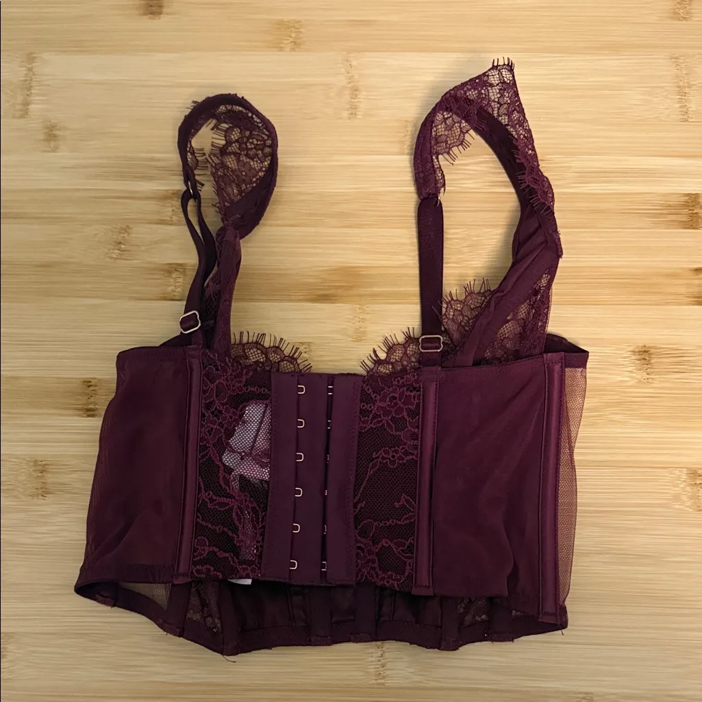Victoria's Secret Size Extra Small XS Women's Teen Elegant Lace Corset Bra NWT - Image 4