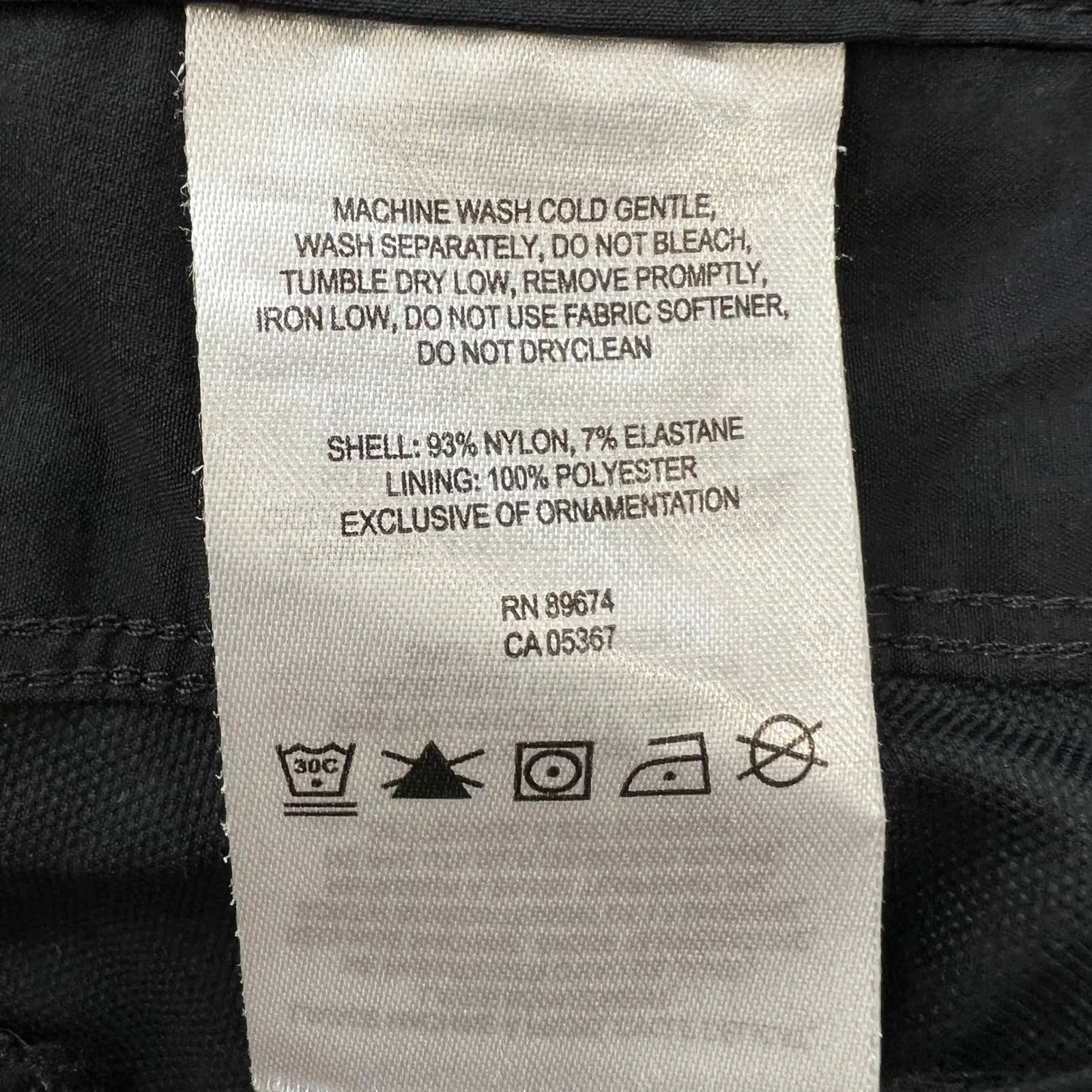 Mountain Hardwear‎ Hiking Pants Lightweight Travel Black Womens 6 Outdoors - Image 4