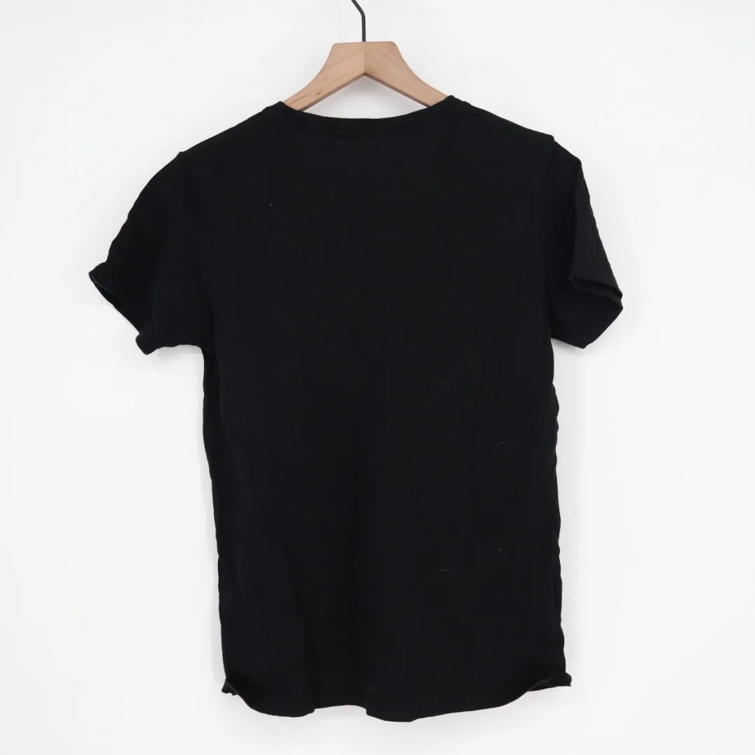 American Giant Women's Classic Cotton Crew Tee Size M Made In USA Black Size M - Image 5