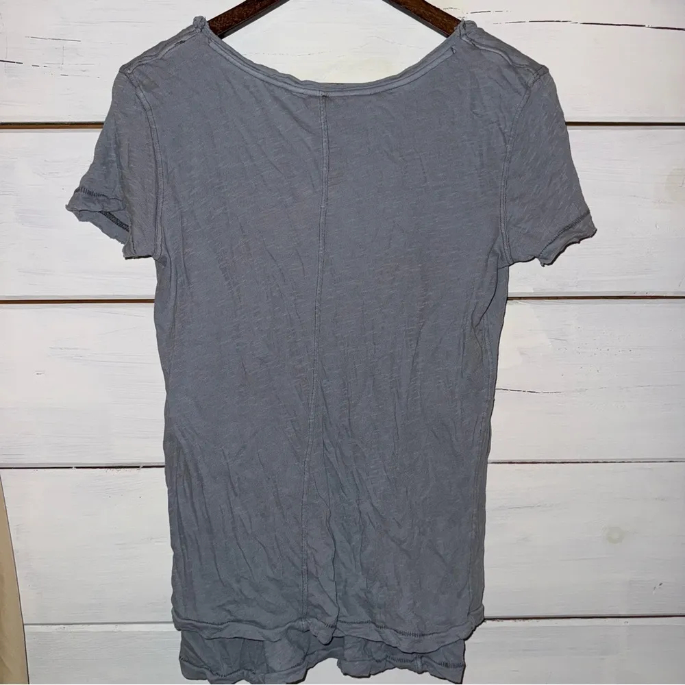 We The Free Gray layered Short Sleeve Tee - Image 4