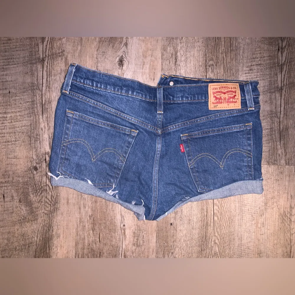 Levi 501 Denim Shorts - Image 2