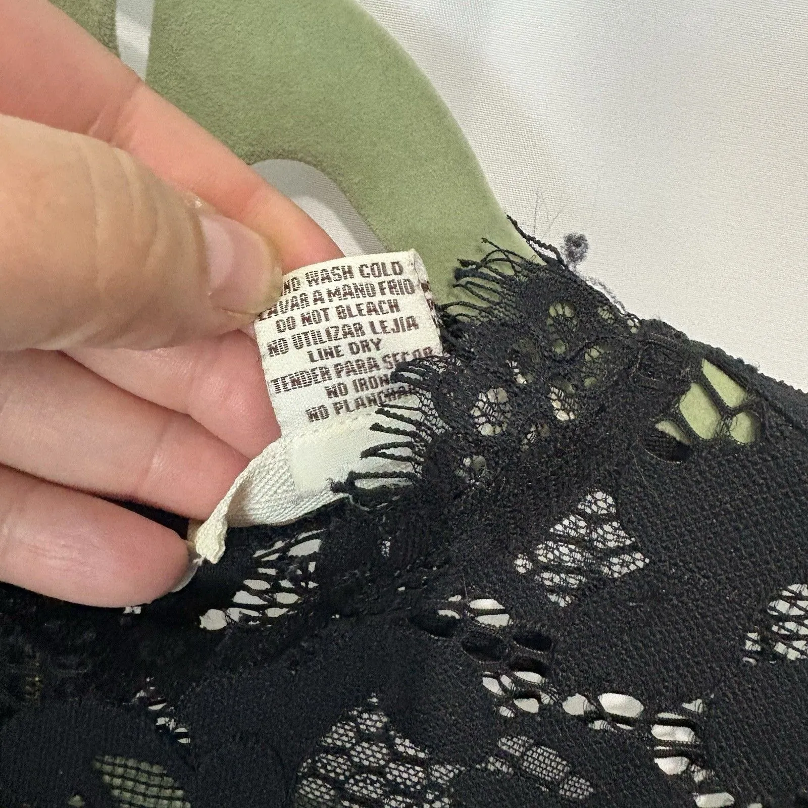 SANS SOUCI Size S Black High Neck Lace Overlay Sleeveless Dress Party Sexy Sweet - Image 7