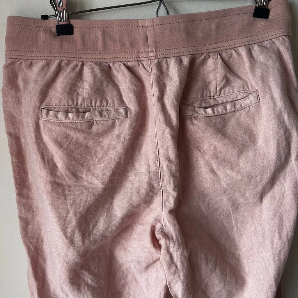 Gap Women’s Linen Jogger in Pink Fairy - Image 5