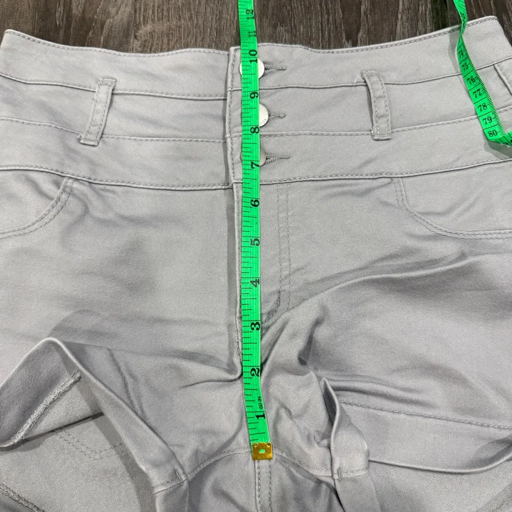 Refuge Grey High Rise Shorts - Image 8