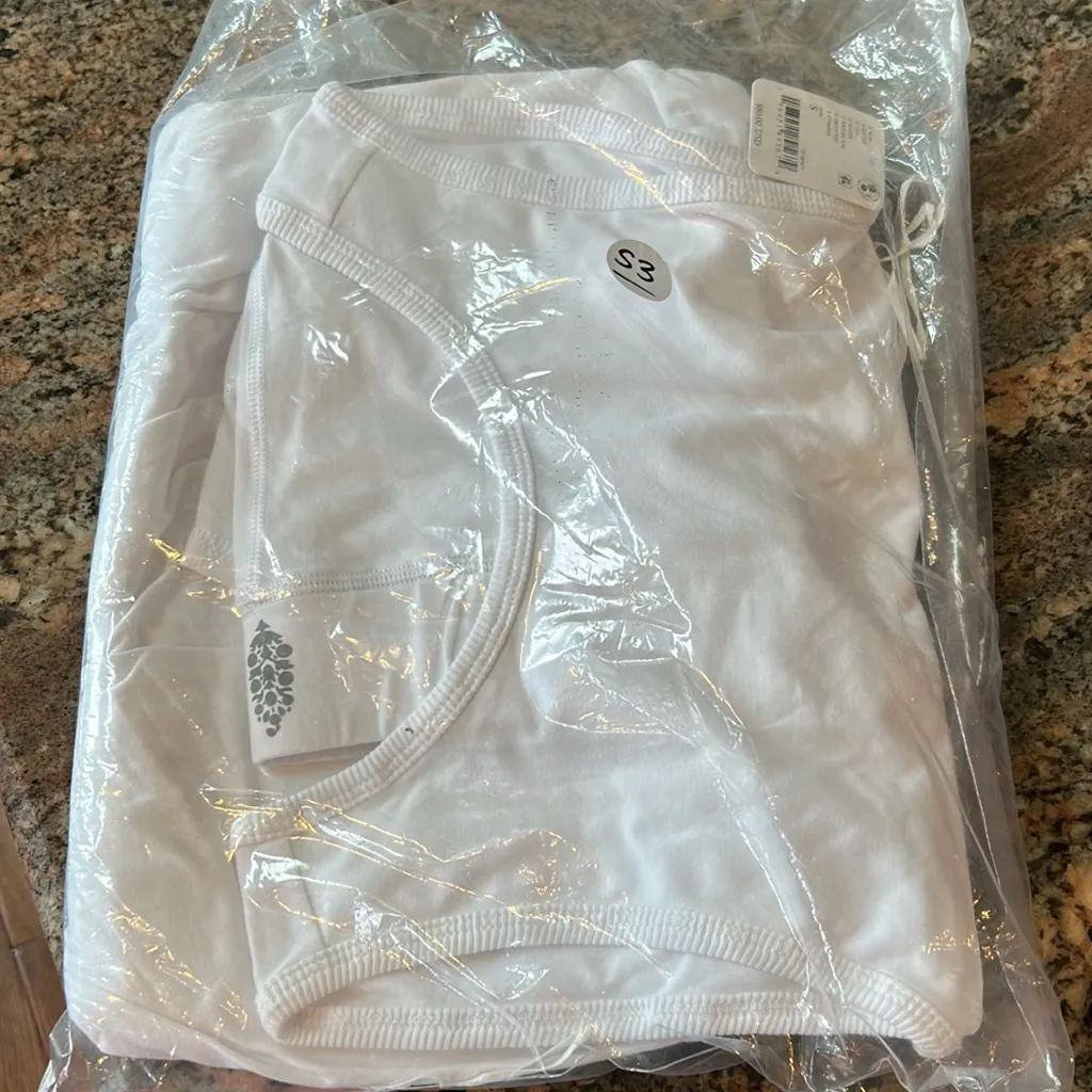 Free People Hot Shot Bubble Set in White Size Small NWT - Image 5