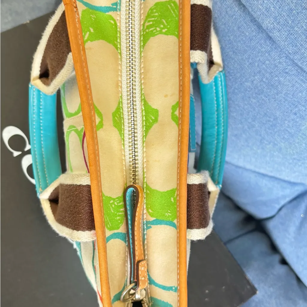 Coach  Hampton Scribble Signature Mini Tote Bag - Image 6