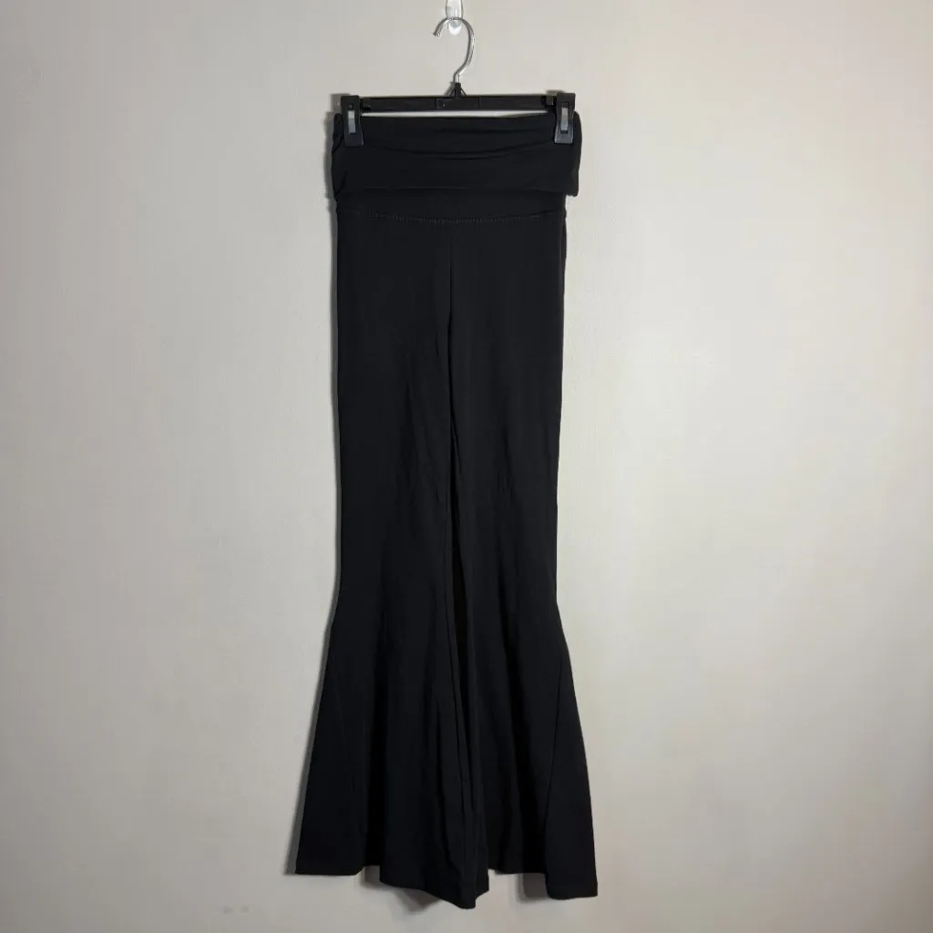 Offline by Aerie OG Foldover Super Flare Leggings Womens Small Black Active NWOT - Image 2