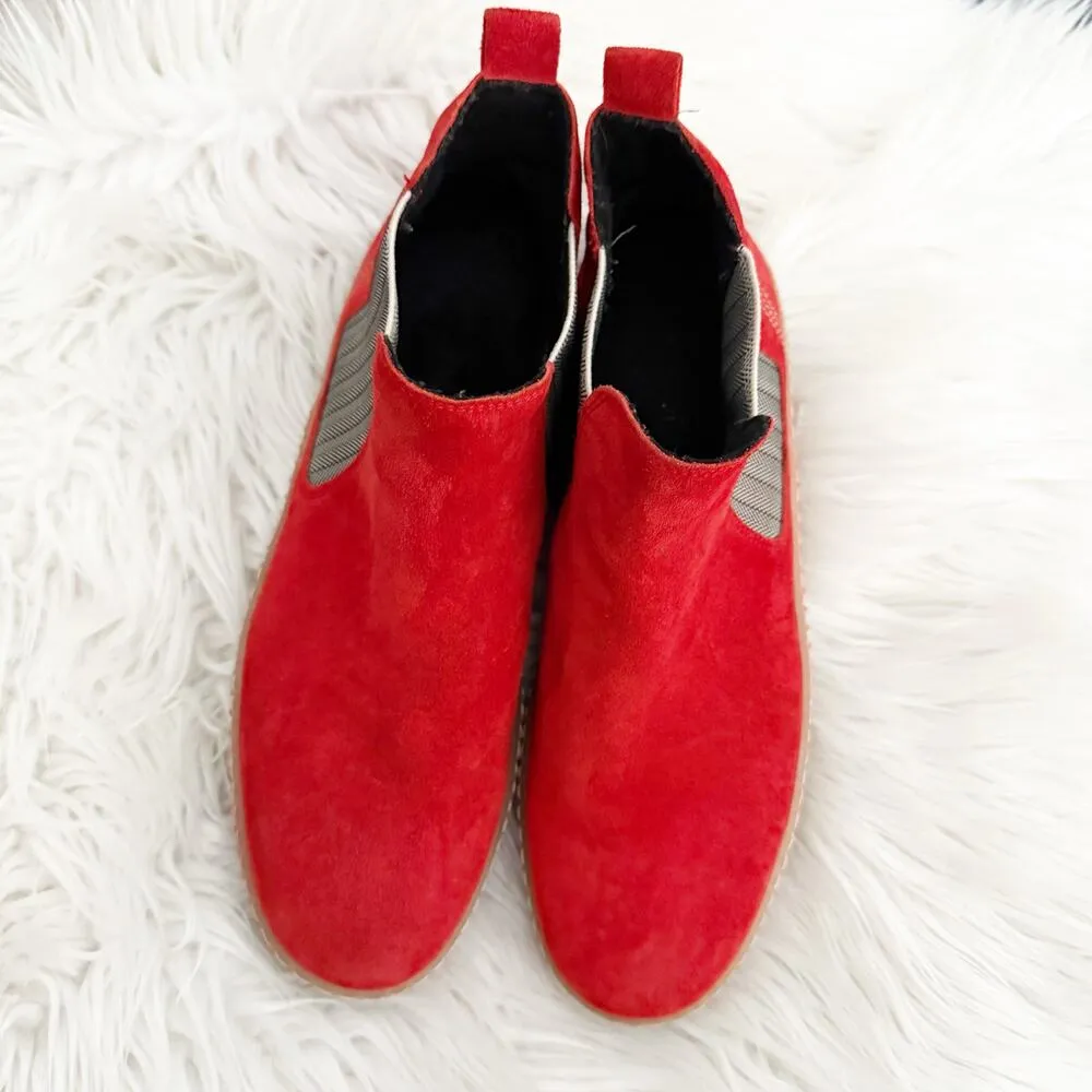 GABOR | Lourdes Red Gray Chelsea Pull - Image 4