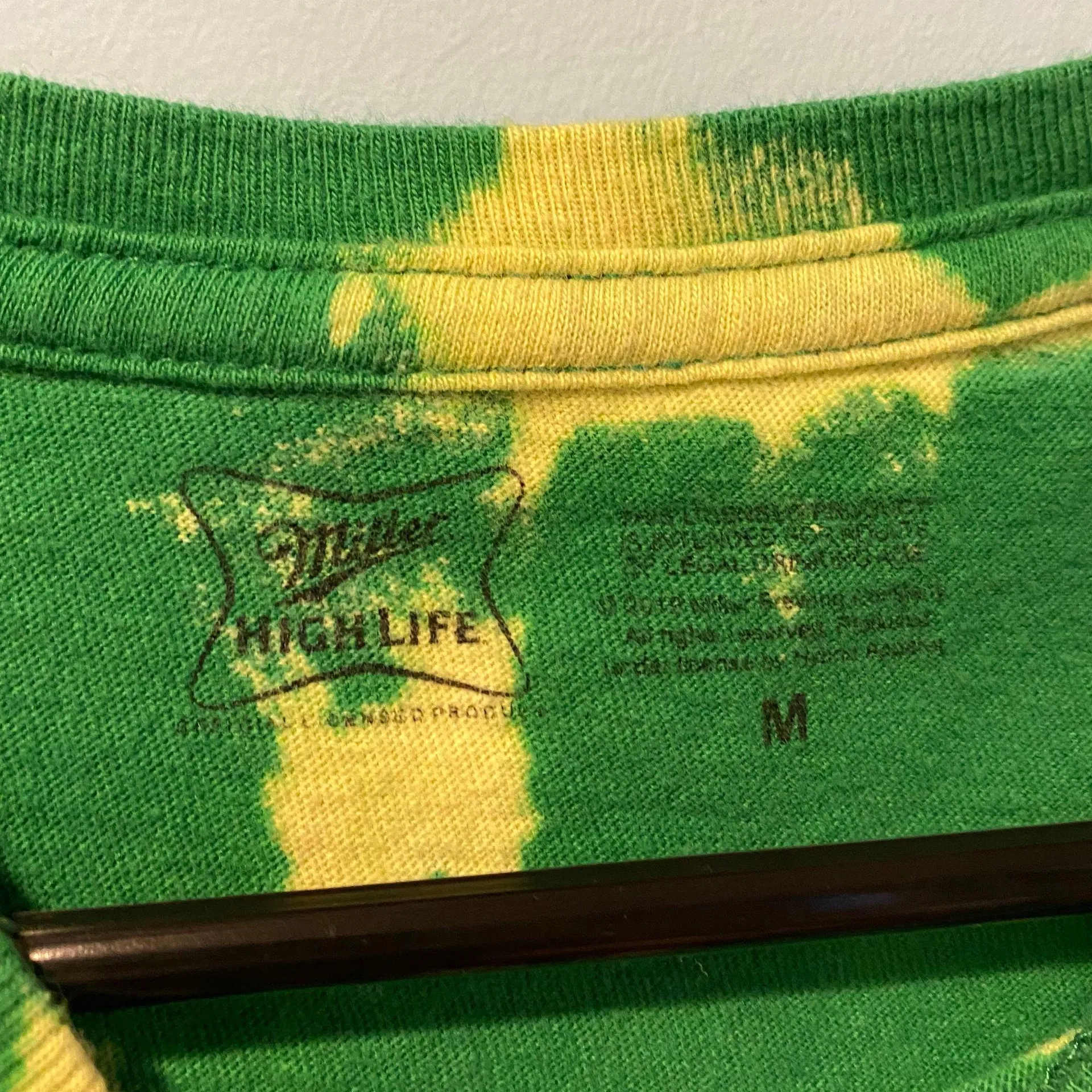 Miller Lite Cropped Tee Green Size M - Image 4