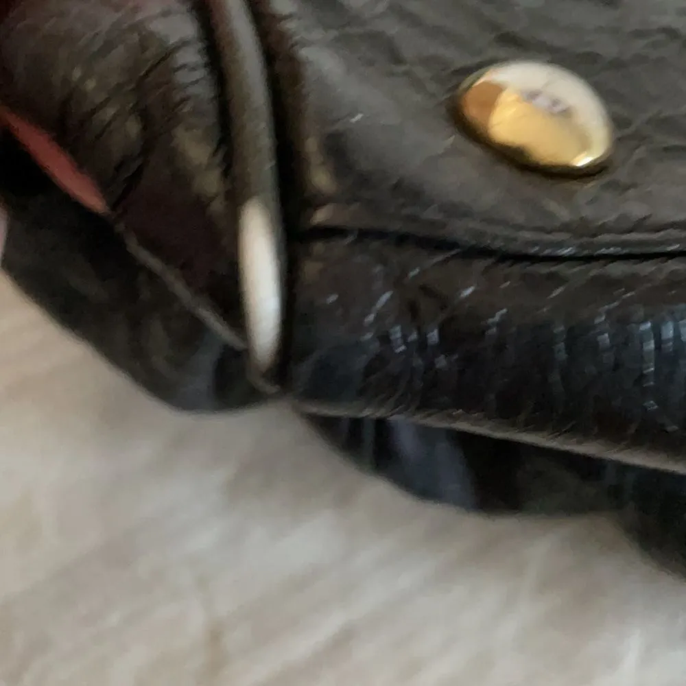 Foley & Corinna Black Leather Toggle Shoulder Bag Black - Image 13