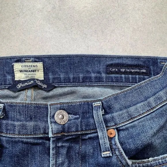 Citizens Of Humanity Cara High Rise‎ Cigarette Ankle 26 Ankara - Image 6