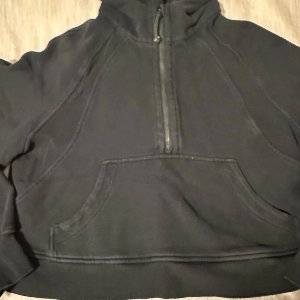 Lululemon  Athletica Scuba Oversized Half-Zip Fleece Hoodie - Image 3