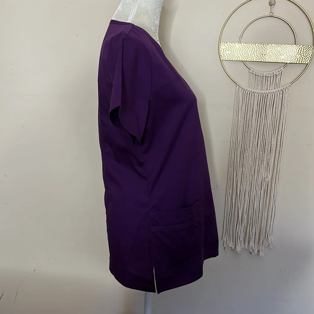 nwt // cherokee workwear modern classic scrub top - Image 69