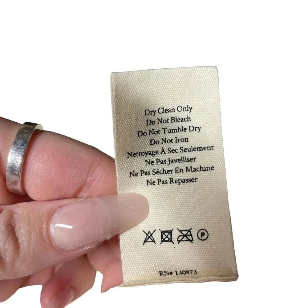 LoveShackFancy‎ Boscom Cardigan Sweater Taupe Skies Leopard Print Size Medium - Image 10