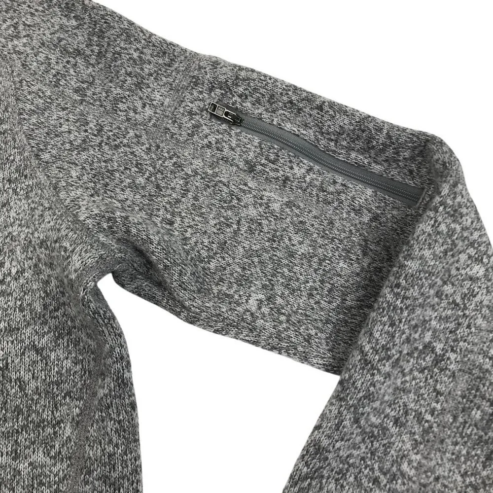 PATAGONIA Better Sweater 1/4 Zip Women L Gray Outdoor Athletic Travel Gorpcore - Image 10