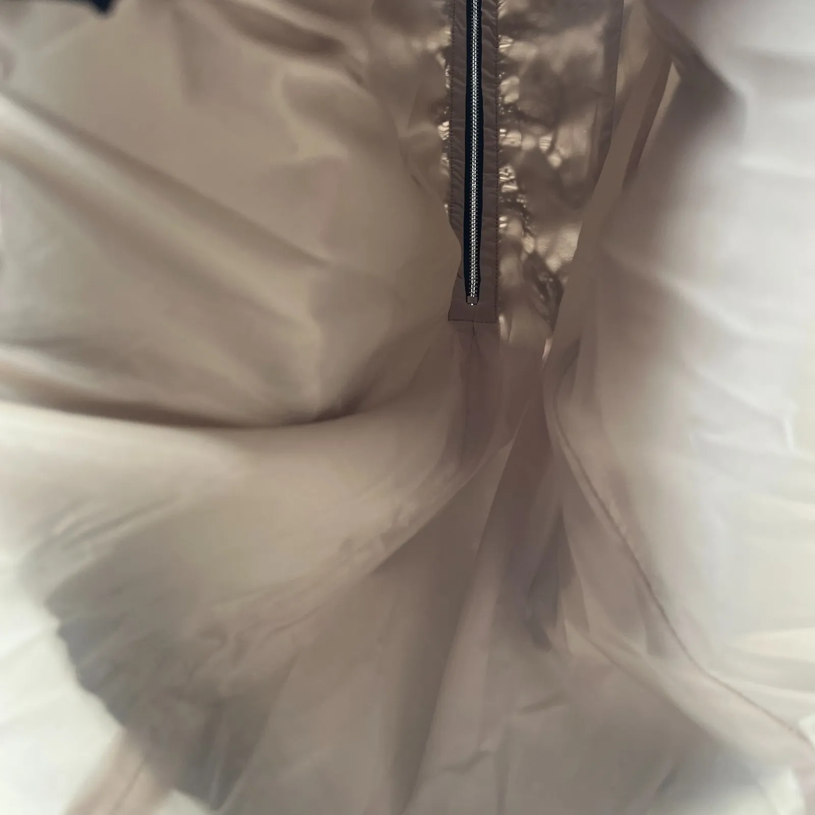 Black Halo Shift Dress Womens Size 2 Black Lace Zip Back Square Neck Long Sleeve - Image 8