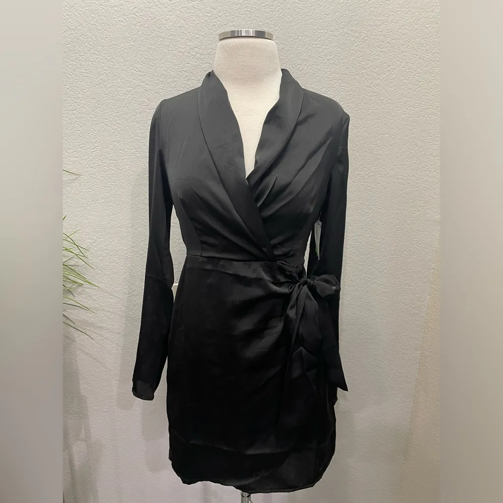 New! Noisy May Leyla Longsleeve Black Mini Dress Sz XS $85‎ - Image 7