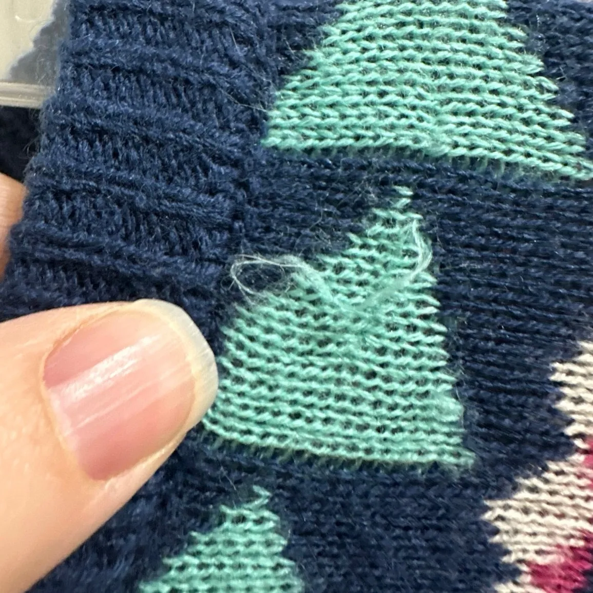 Red Camel Geometric Tribal Native American Pullover Sweater S Vintage - Image 3