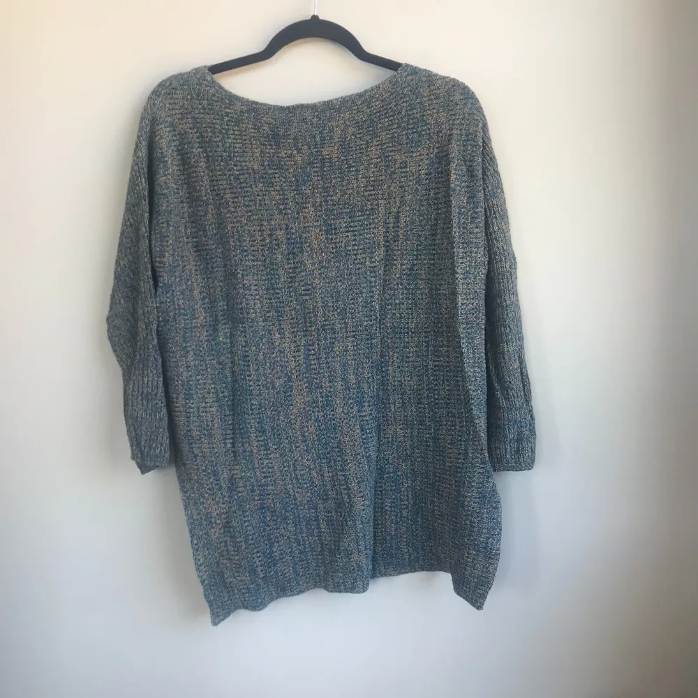 Women's BCBG Small Multicolored Hi-Low Sweater - Image 4