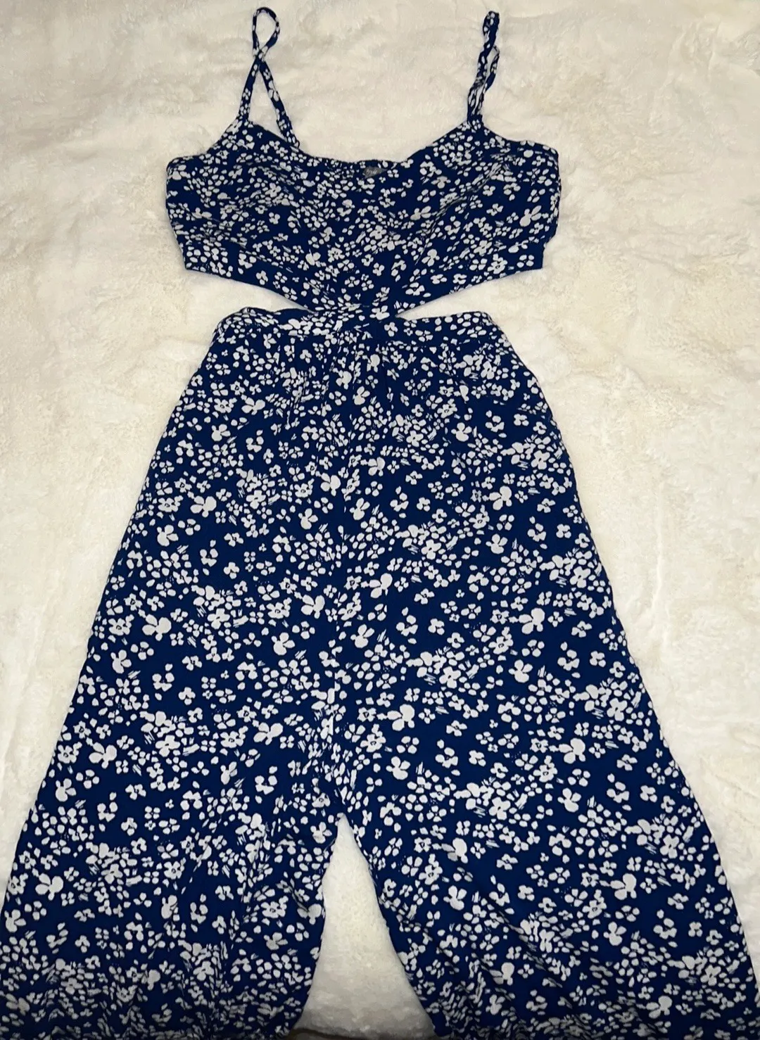 Aerie Floral Cut Out Jumpsuit - Image 4