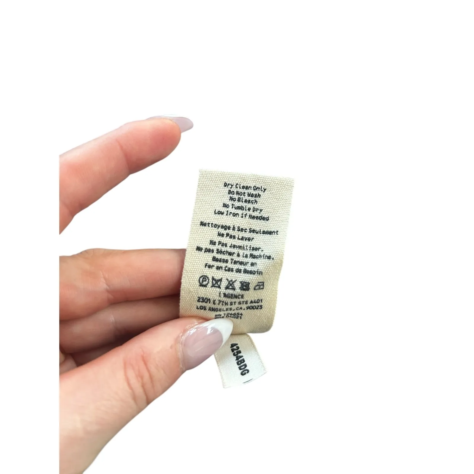 LAGENCE Silk Geometric Print Button Down Shirt Top Womens Brown White - Image 7