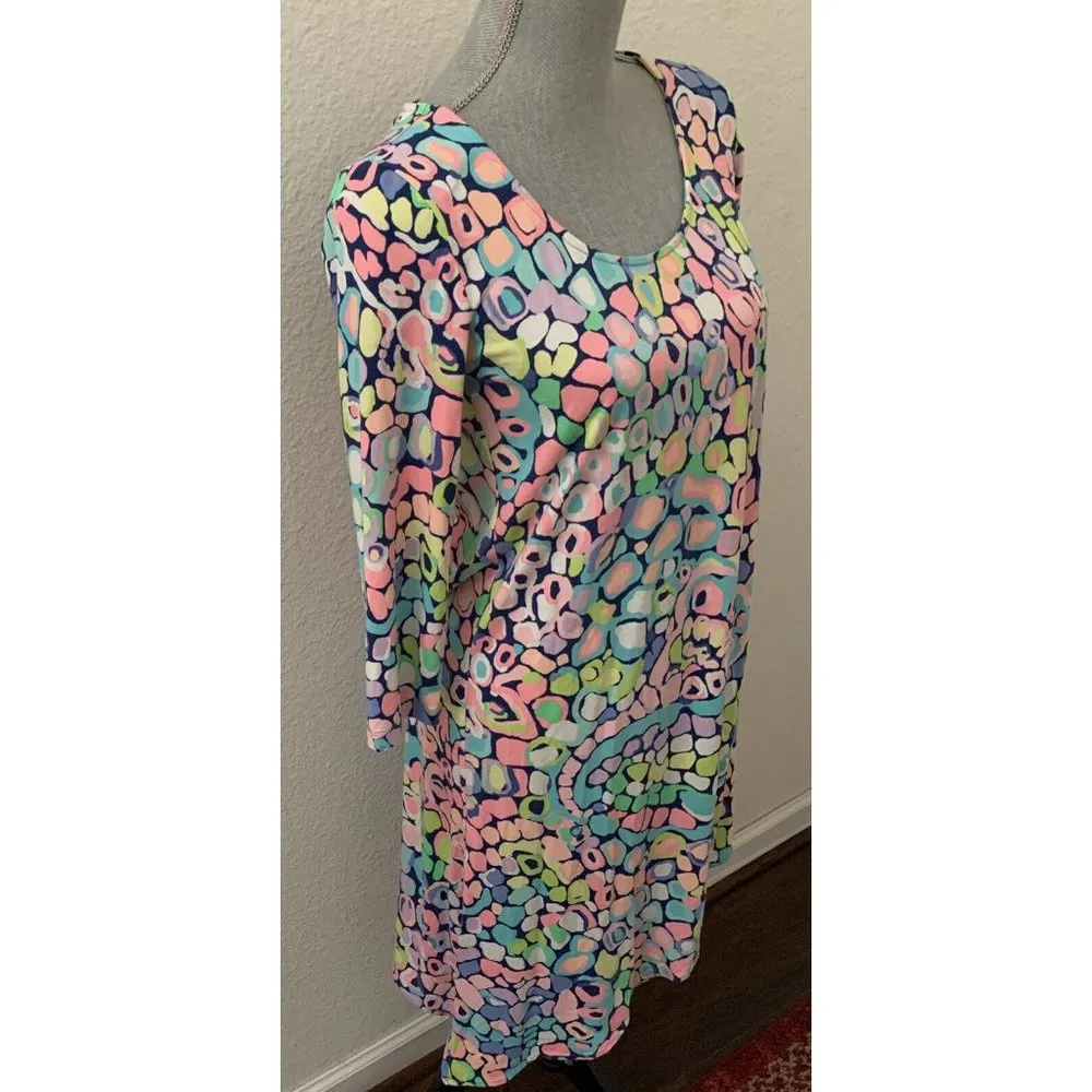 LILLY PULITZER Ariana Gypsy Jungle Print Swing Dress Small S Excellent RARE HTF - Image 7