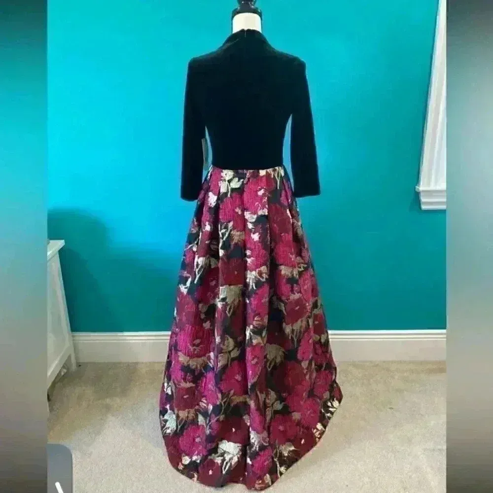 New with tags Eliza J women’s bodice jacquard ballgown in size 4 - Image 5