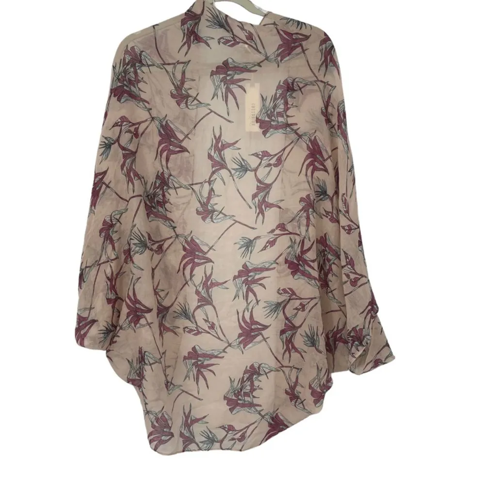 COTTON:ON TRIXY COCOON BIRDS OF PARADISE PINK KIMONO ONE SIZE - Image 2