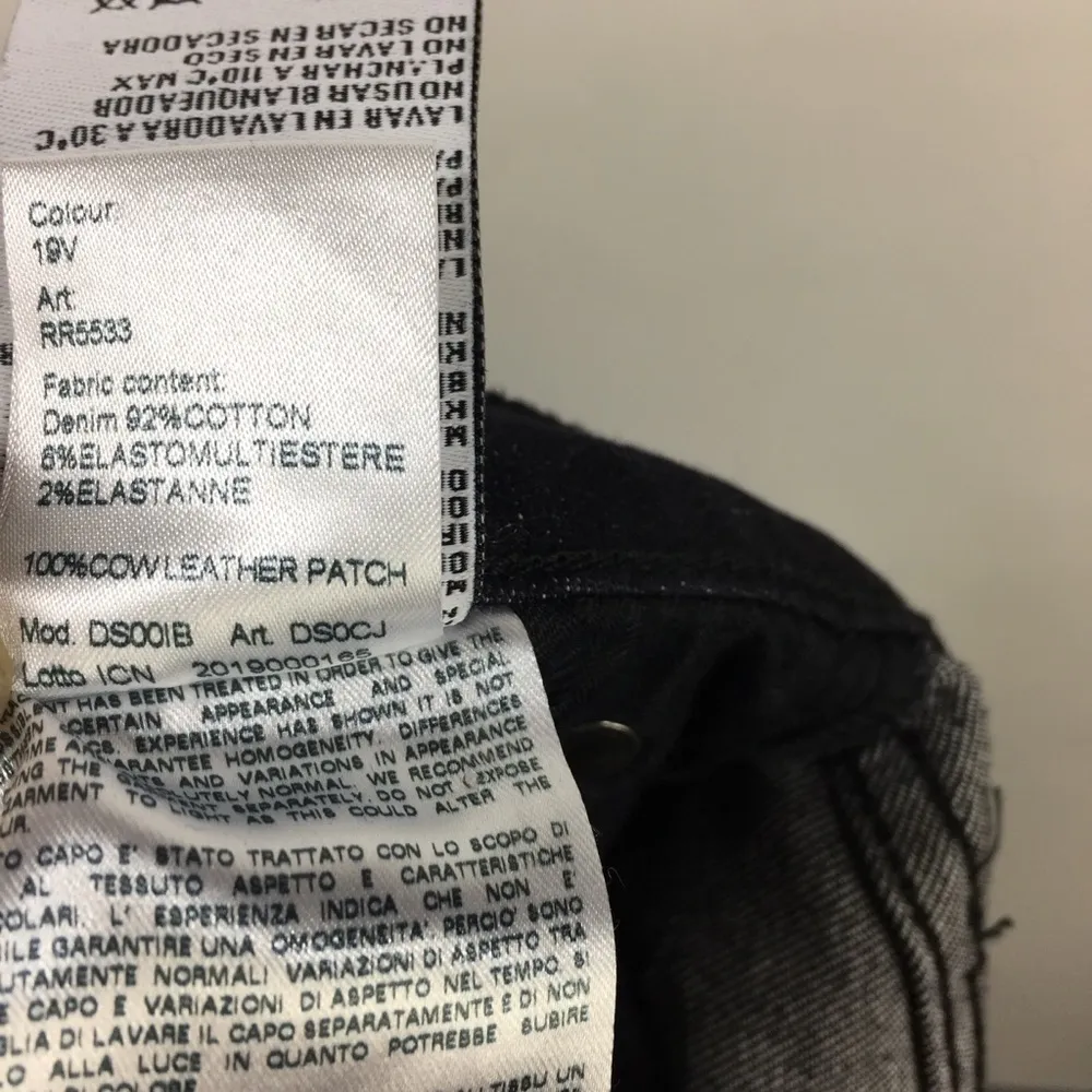 R13 Kate Skinny Jeans Dark Moon Size 25 - Image 4