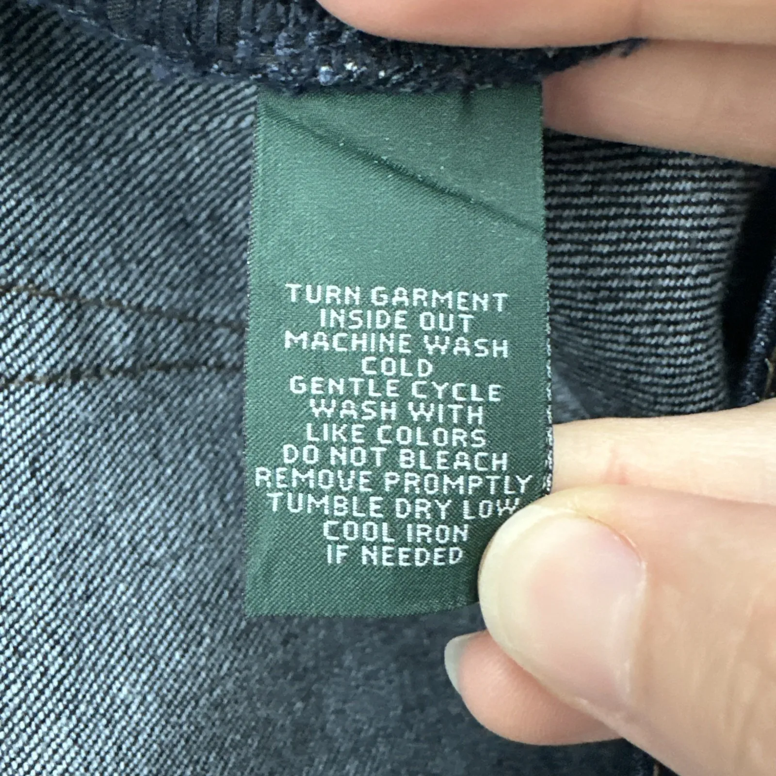 Lauren Ralph Lauren Classic Straight Jeans Mid Rise Preppy Women 12 Petite x 27 - Image 5