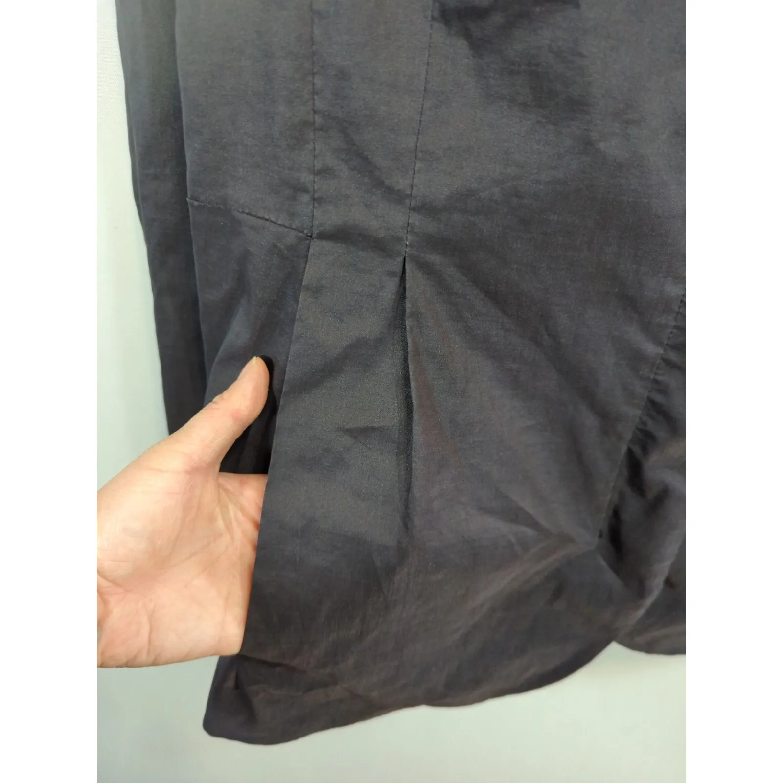 Eileen Fisher Zip Up Long Sleeve Blazer Jacket Womens XL Business Casual Preppy - Image 4