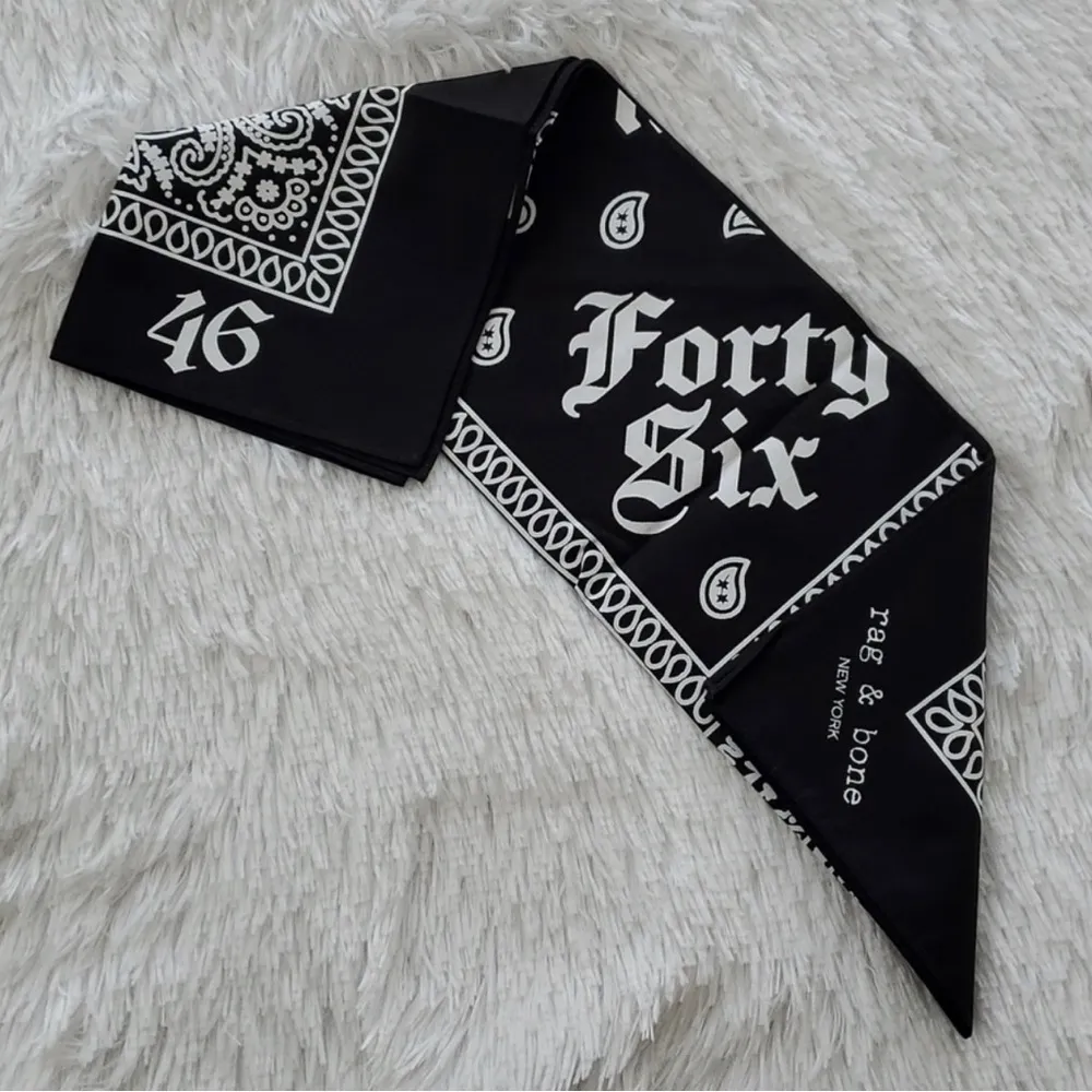 Rag & Bone Limited Edition “46” Bandana - Image 3