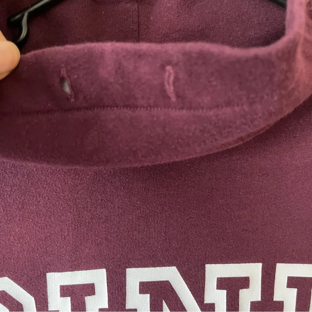 PINK VS | Purple Cowl Neck Oversized Sweatshirt Sz M - Image 2