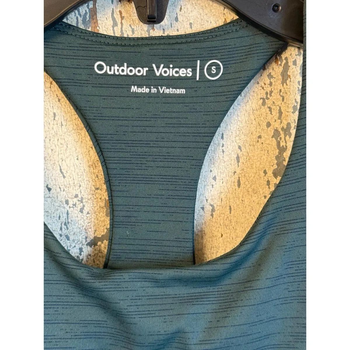 Outdoor Voices Padded TechSweat Sports Bra size Small green - Image 2