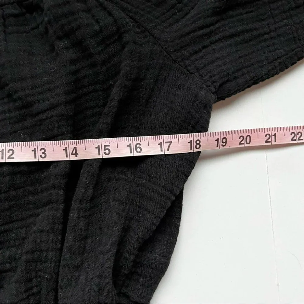 Michael Stars Black Kate Square Neck Top Size X-Large - Image 4