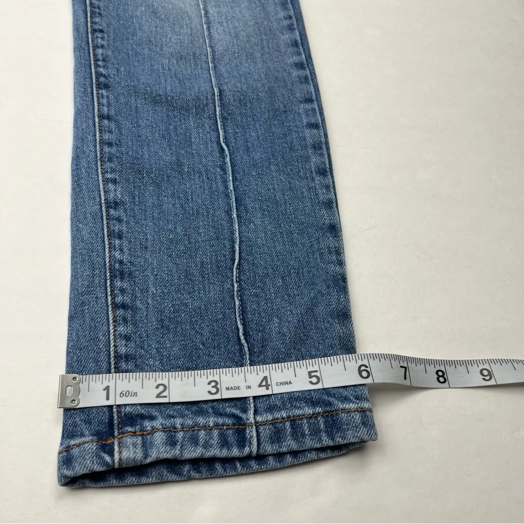 Revice Star Butt Two Toned Blue Denim Skinny Seamed Jean‎ Womens Size 28 - Image 11