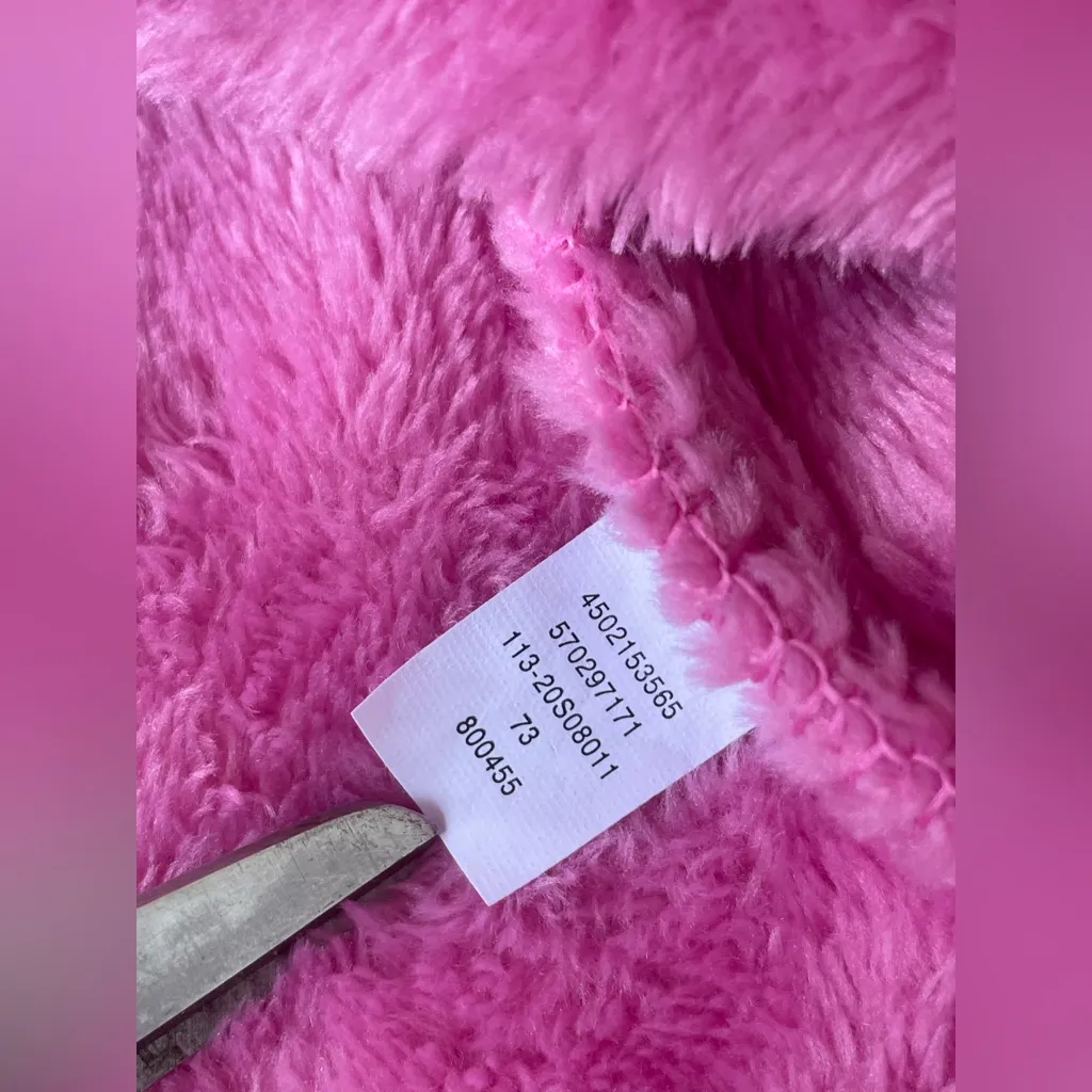 Soma Vibrant Pink Plush Robe - Image 9