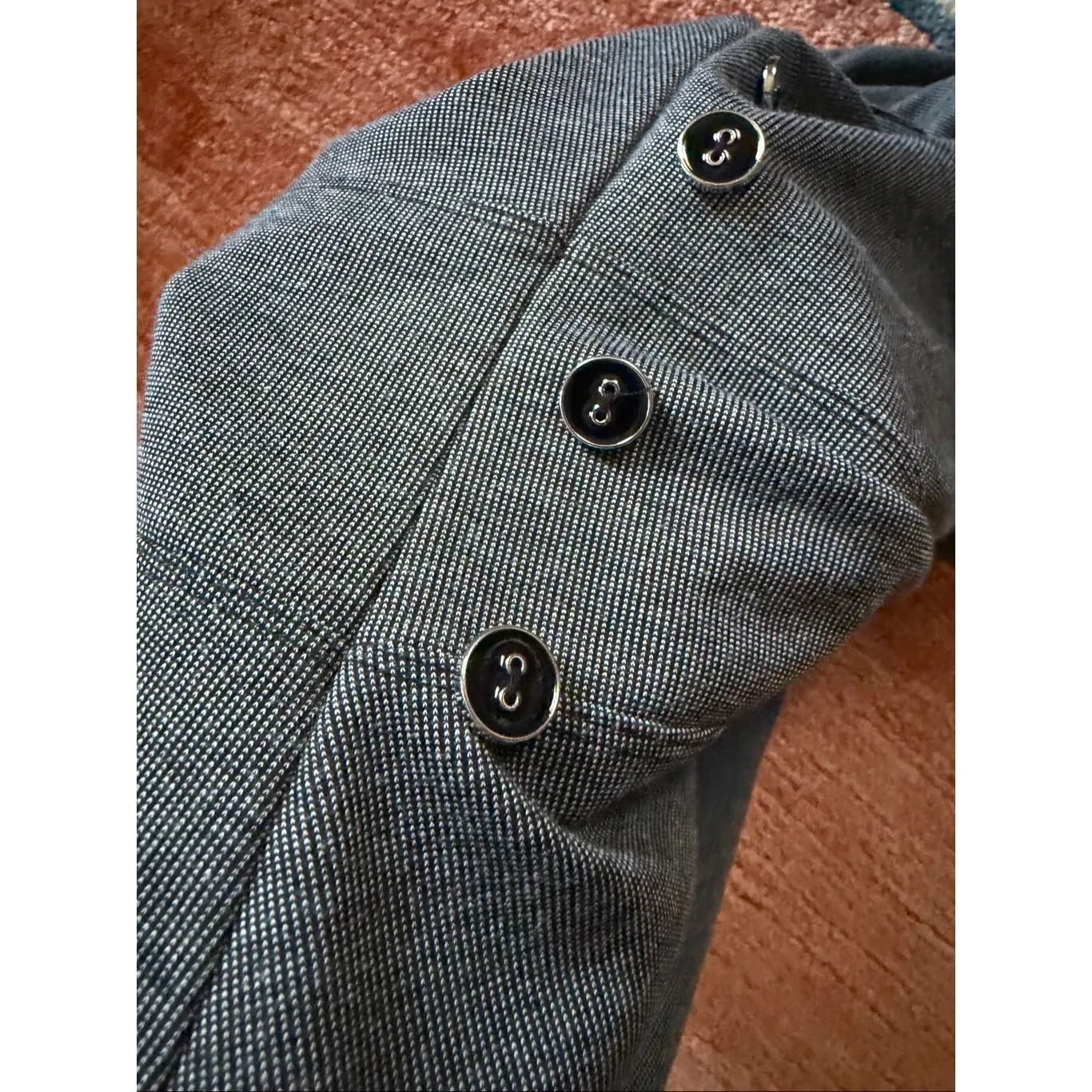 Enfocus Studio Women Sleeveless Fit Flare Dress Gray Size 6 - Image 8