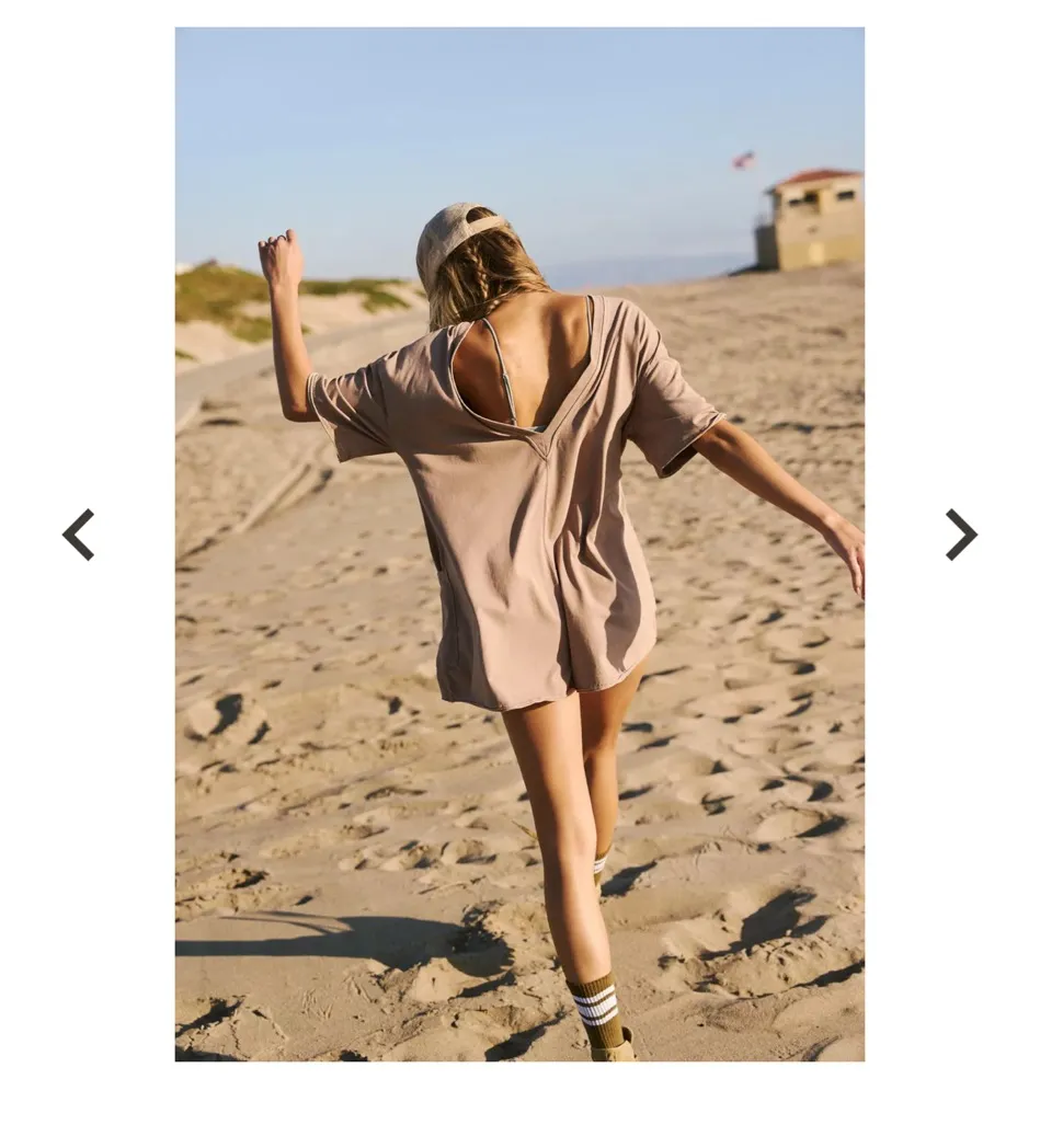 Free People Movement hot shot romper nwt - Image 3