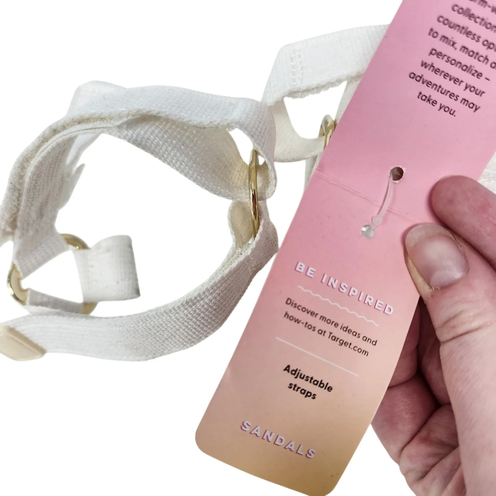 NWT Stoney Clover sandals Cream White Adjustable Foam Platform Size 8 - Image 8