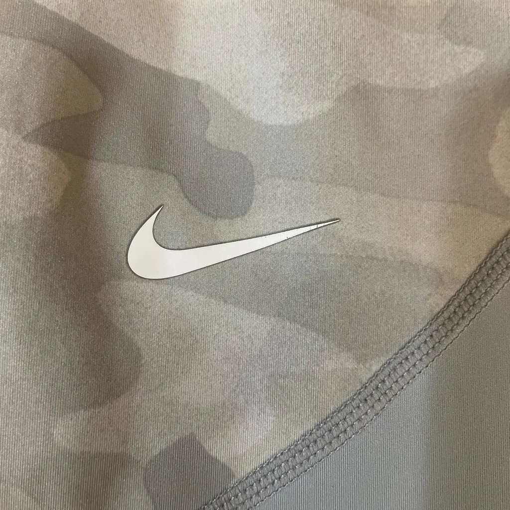 Nike Light Gray Camo Leggings - Image 3