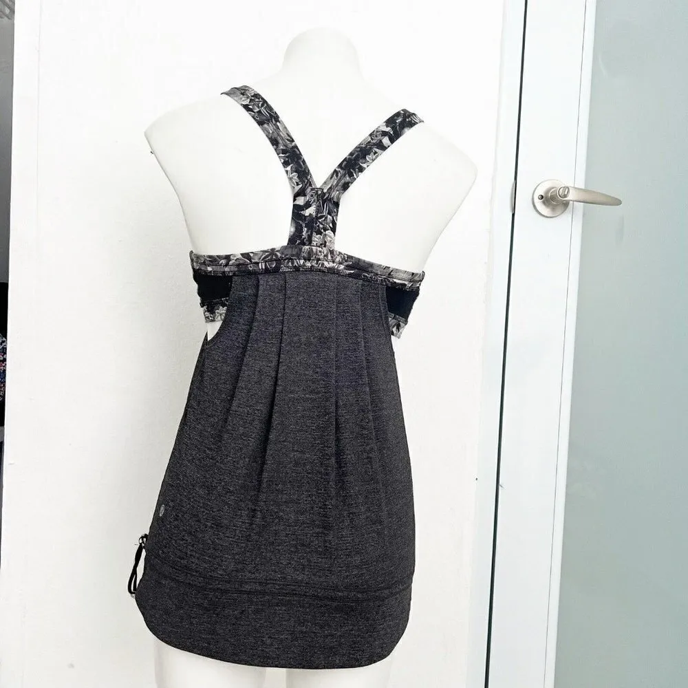 Lululemon  Rest Less Tank In Flowabunga EUC Size 6 - Image 8