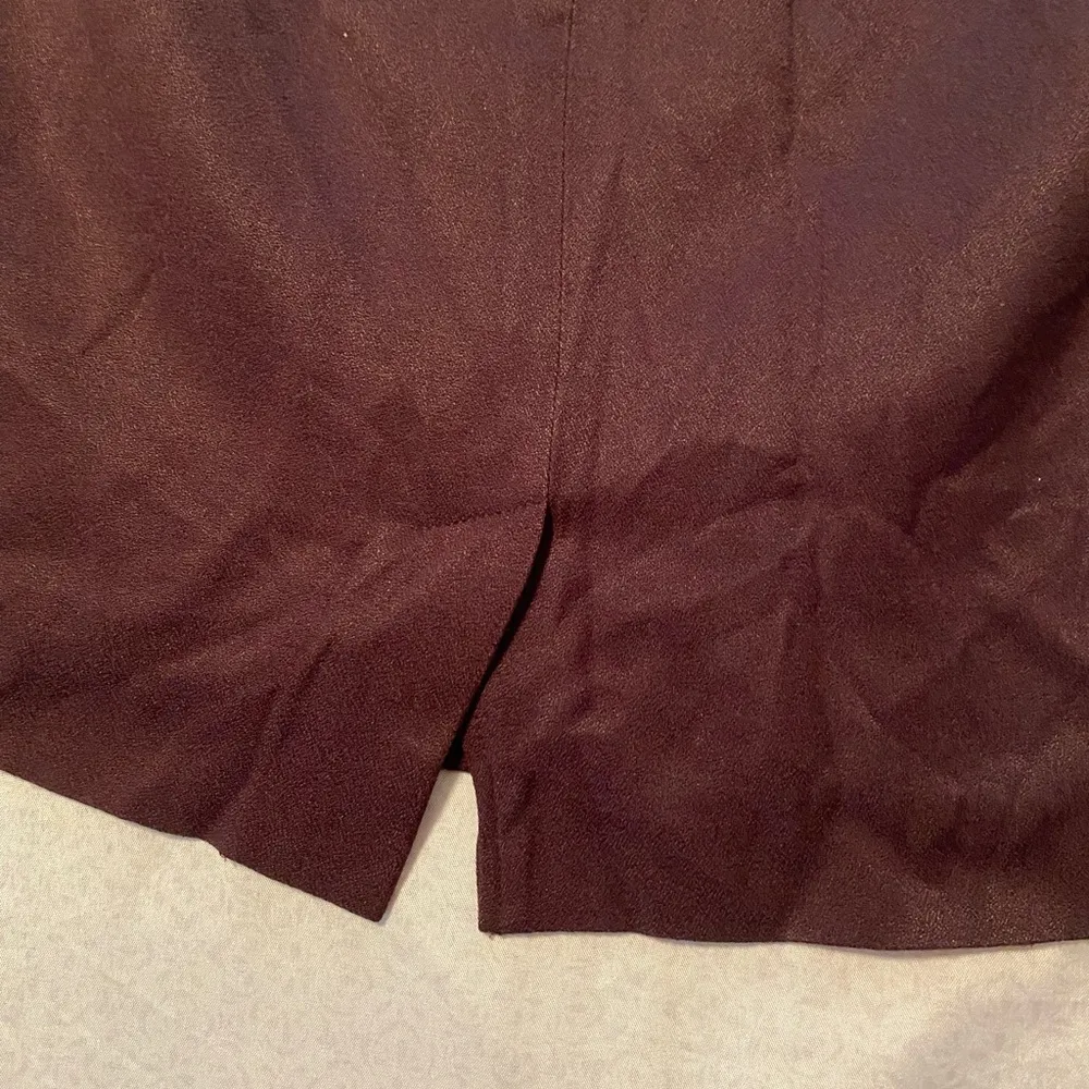 Hannah Maroon skirt Size 6 - Image 5