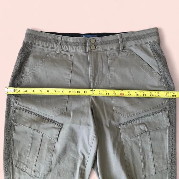 Democracy Cargo Pants Size 18W High Rise AB Solution Utility Comfort Stretch - Image 9