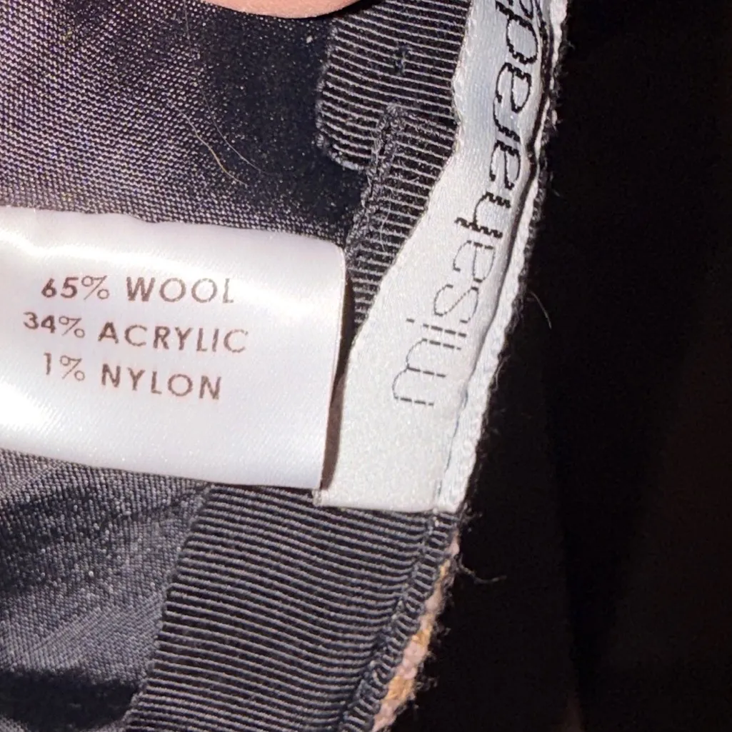 Vintage Misa Harada Millinery Wool Blend Hat Pink - Image 7