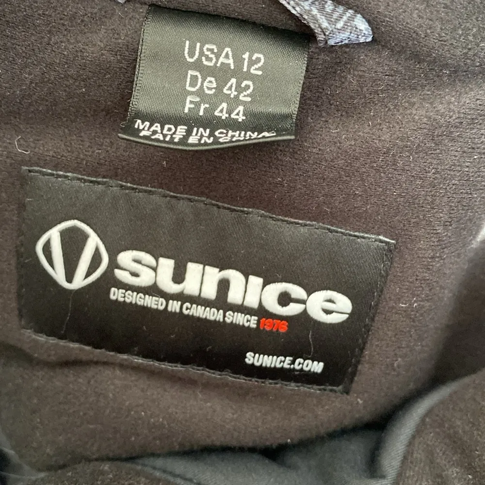 Sunice gray pattern hooded ski jacket Black Size 12 - Image 6