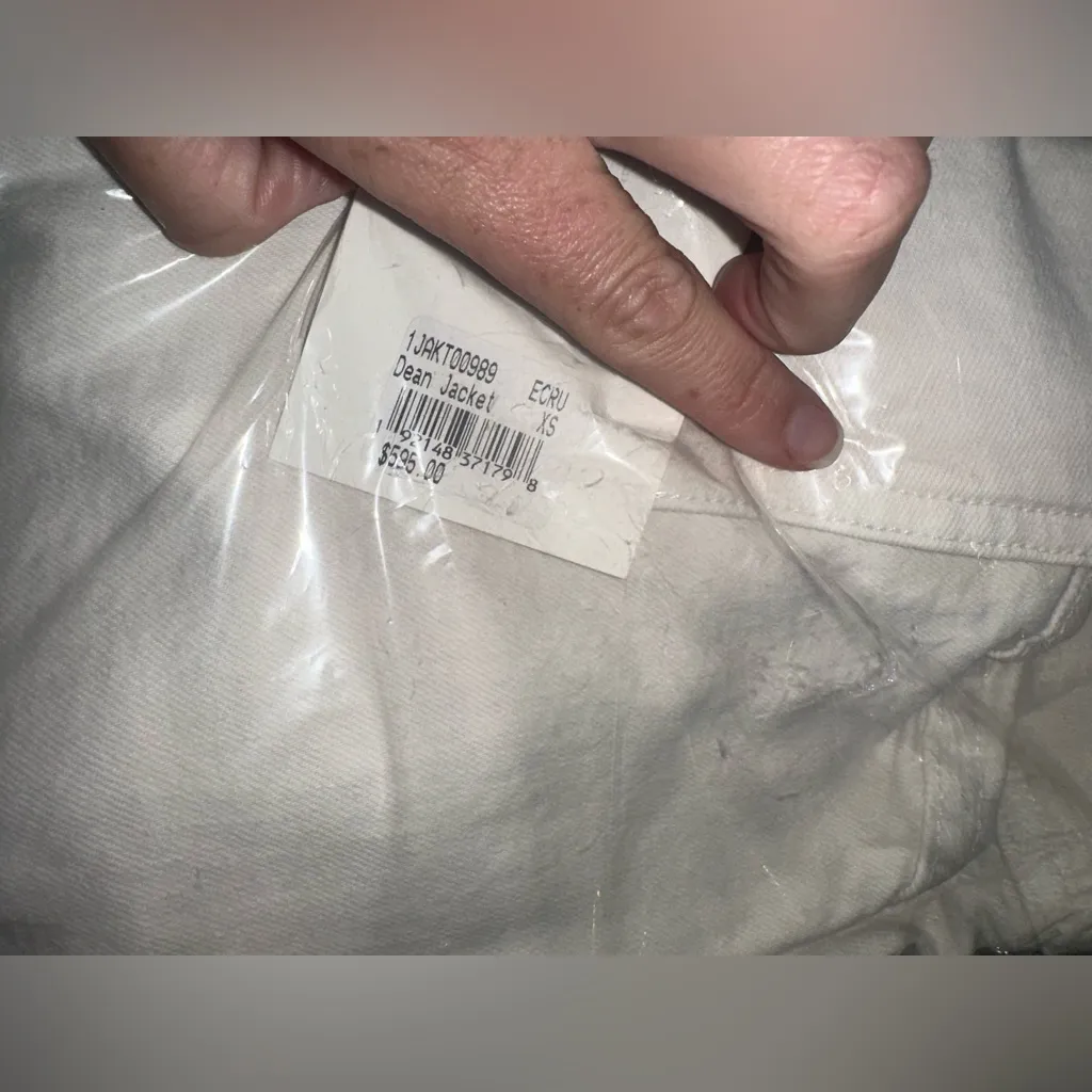 NWT A.L.C DEAN DENIM JACKET
ECRU $595 - Image 8
