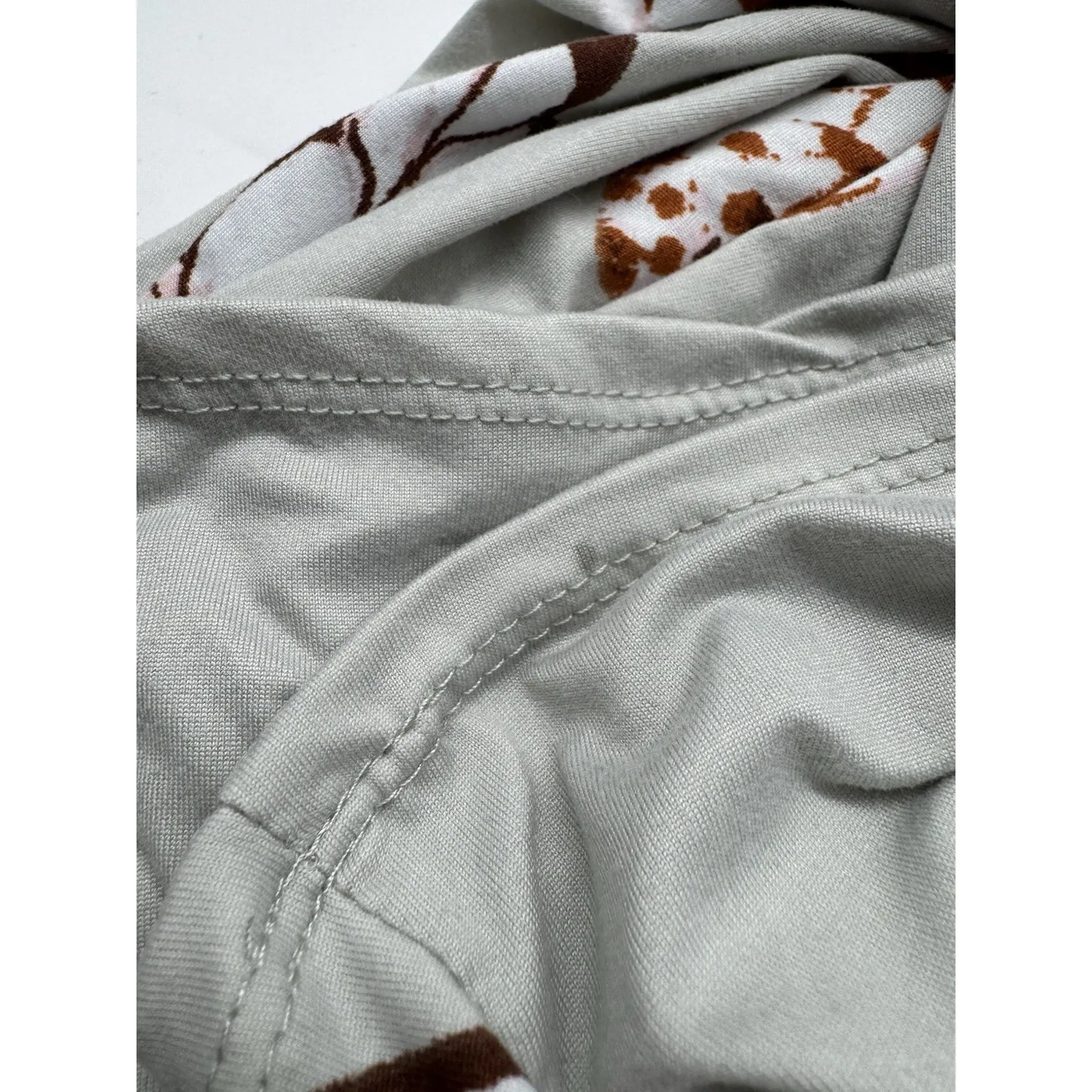 Earthbound Trading Co Butterfly Print Empire Waist Knit Dress Size Large - Image 5