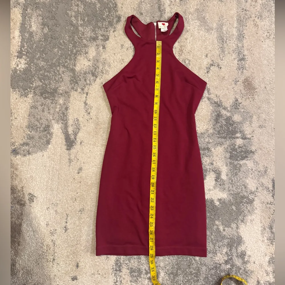 One Clothing  Sleeveless Burgundy Dress - Image 7